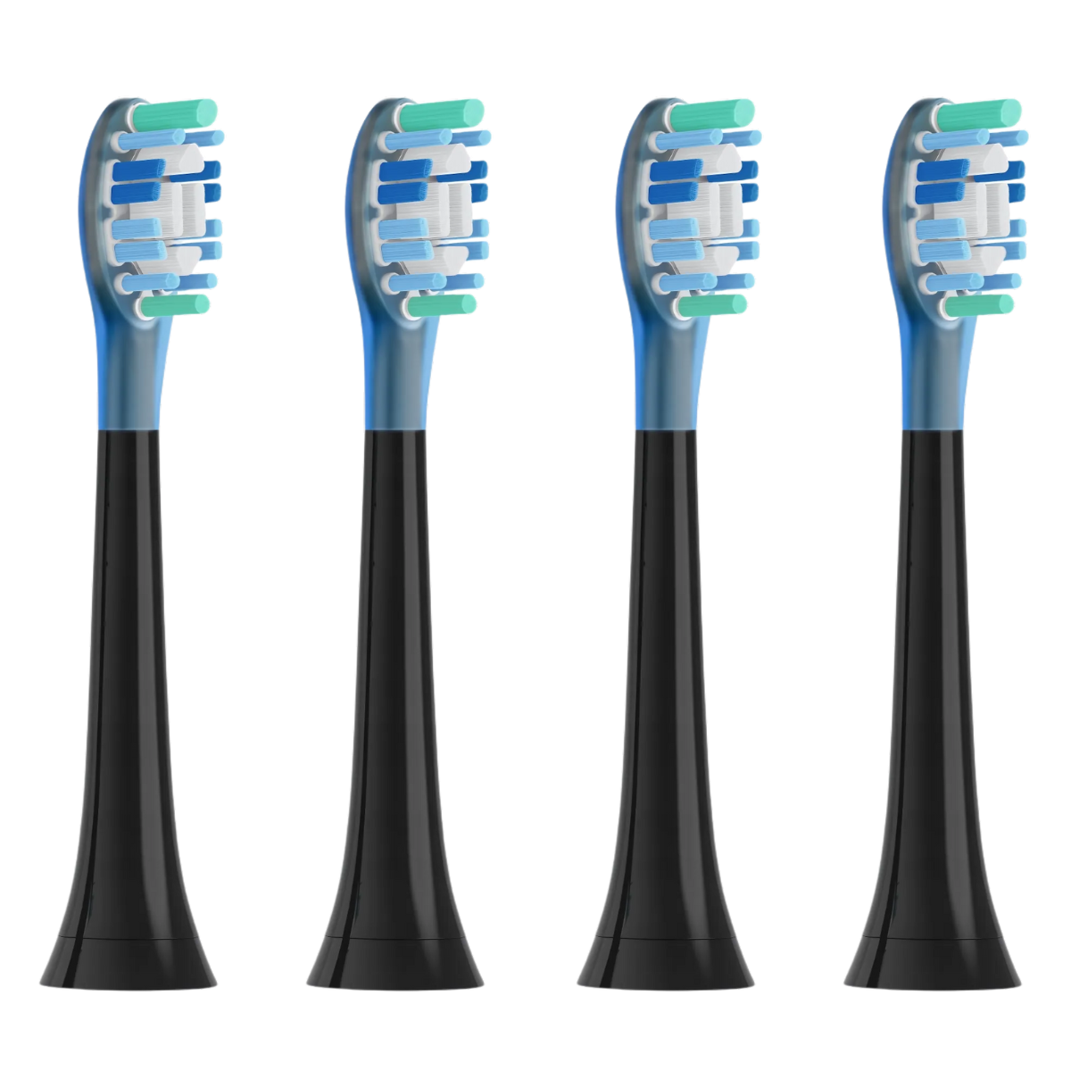 Sada 8 Kompatibilných Hlavíc Pre Zubné Kefky Philips Sonicare – YM9044 Black & White