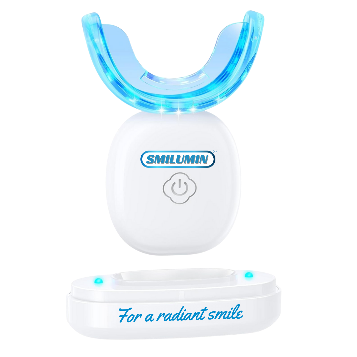 Smilumin – Komplekt hammaste hooldamiseks LED-valguse ja ribadega