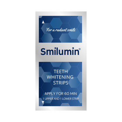 Smilumin – Komplekt hammaste hooldamiseks LED-valguse ja ribadega